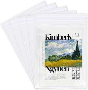 iMailer - 1000 Pack - 6" x 9" Cellophane Bags Self Sealing - Resealable Clear Poly Cello Bags for A7 A8 A9 Cards & Envelopes, Bakery, Cookies, Treats