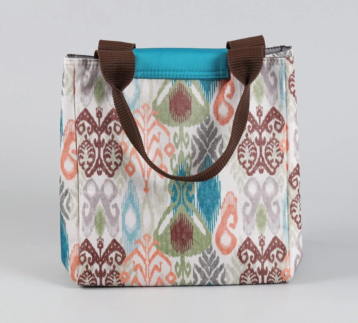 India Cicus by Krsnaa Mehta Artisans of Earth Lunch Bag for Office Women & Men | Printed Hot/Cold Tiffin Box & Bottle Travel Carry Bag | for School Picnic & School | Ideal for Gifting