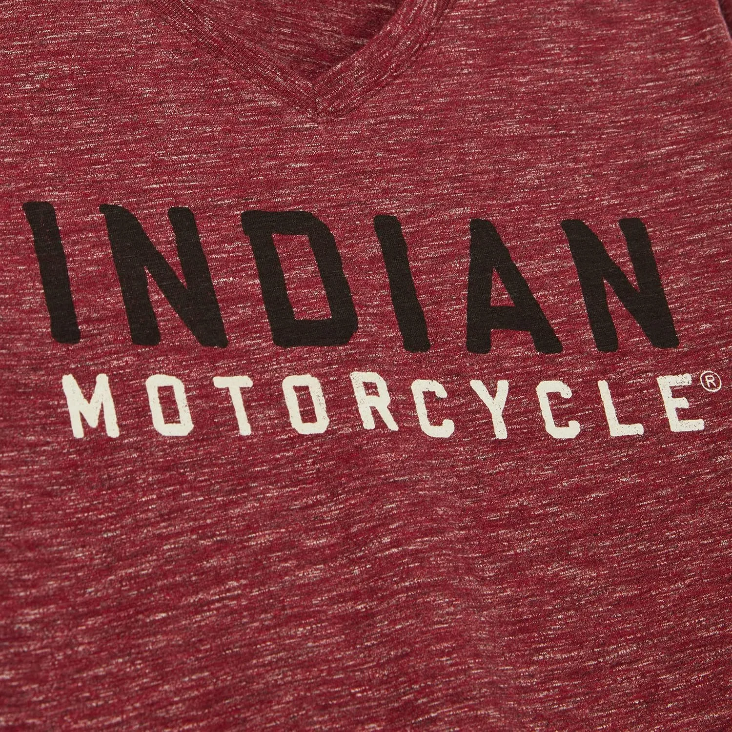 Indian Motorcycle Women's Watercolor Logo Long Sleeve T-Shirt, Red