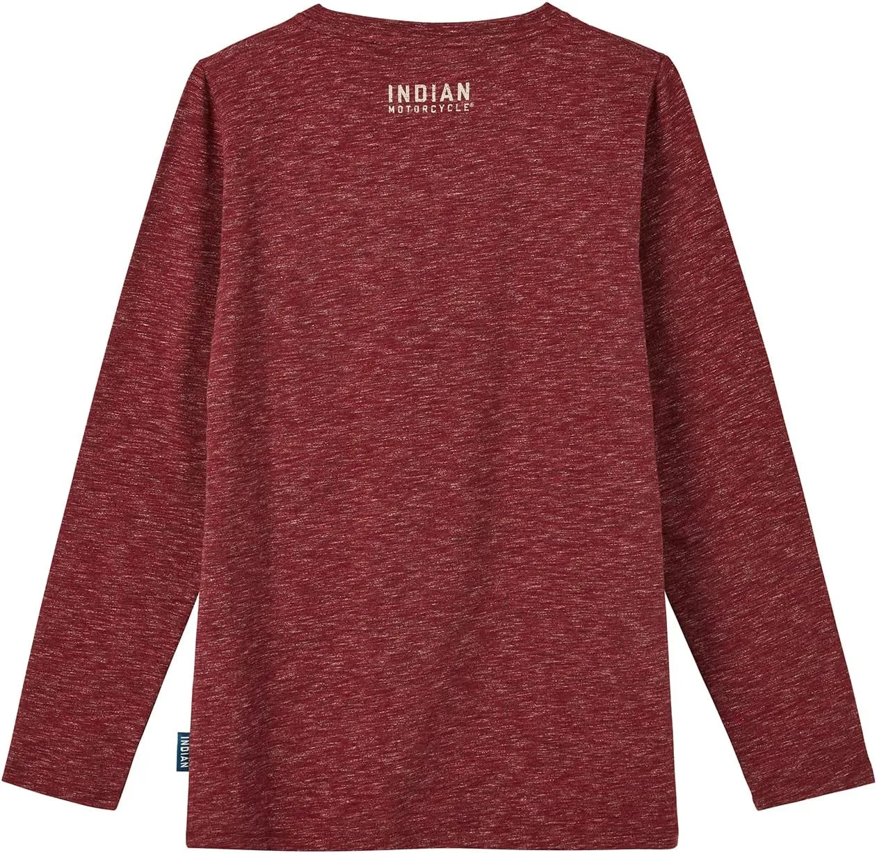 Indian Motorcycle Women's Watercolor Logo Long Sleeve T-Shirt, Red