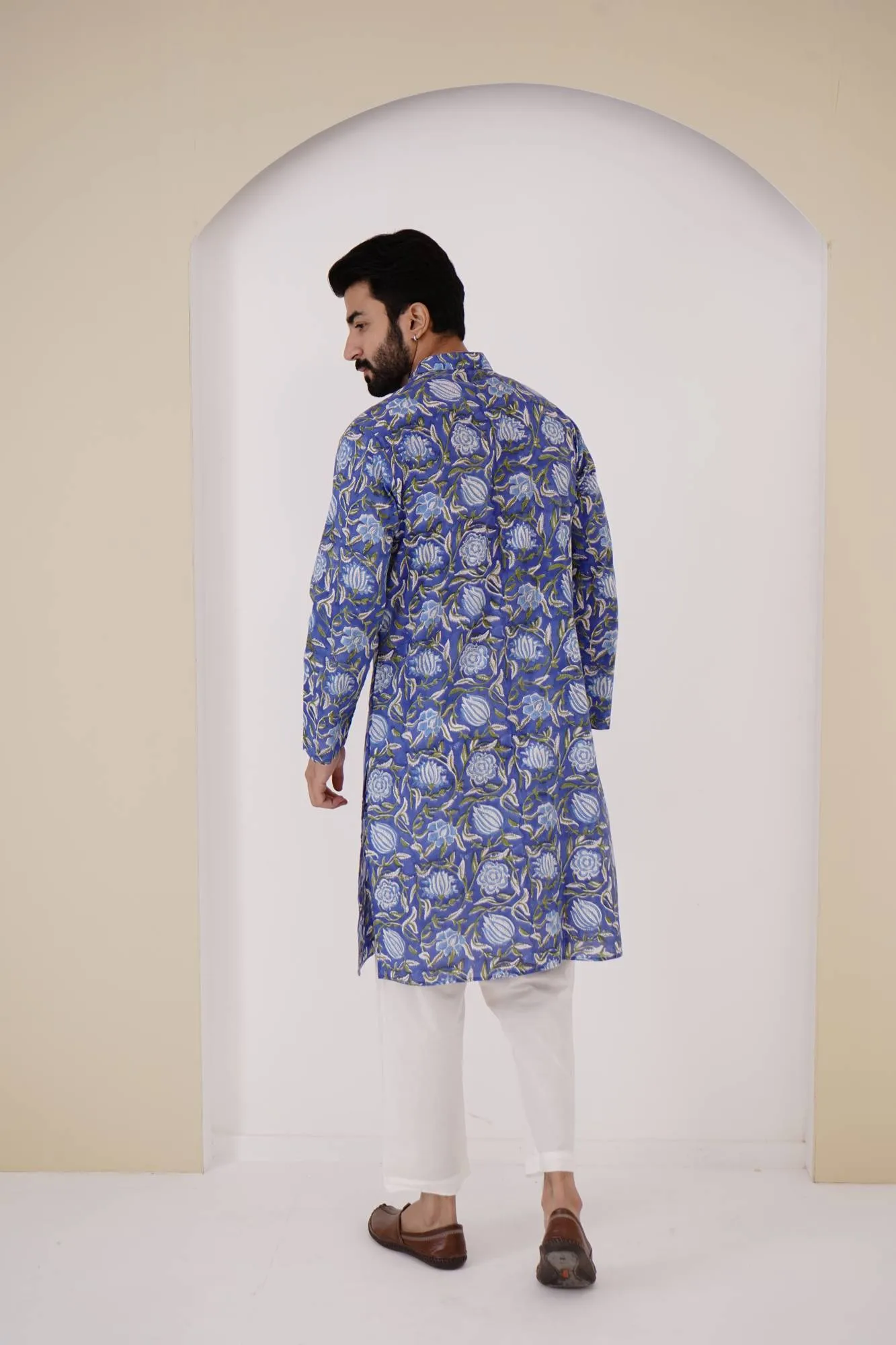 Indigo Chintz Kurta