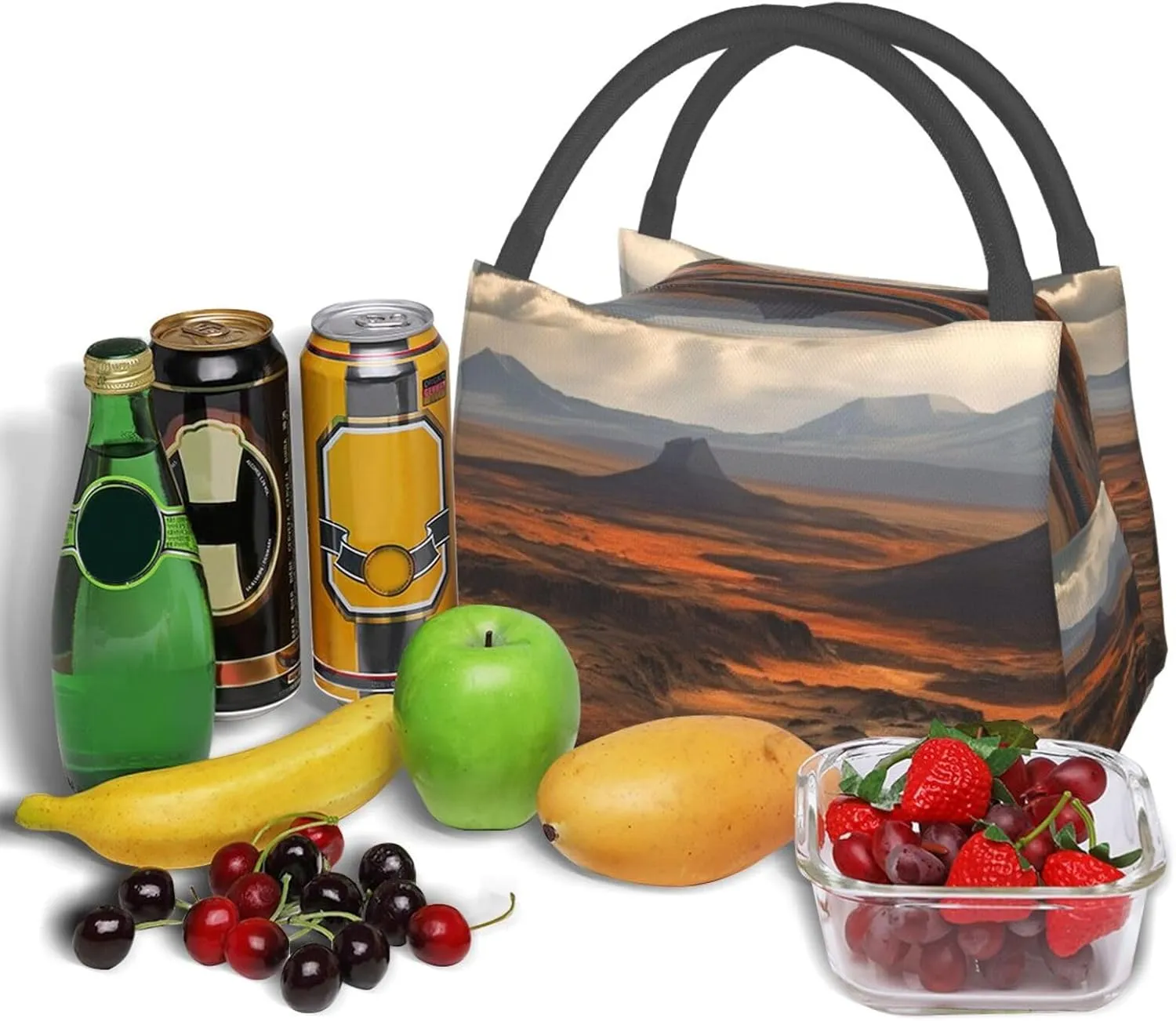 Insulated Lunch Bag for Women Men Barren Lunch Box for Adult Reusable Lunch Tote Bag for Work Picnic Travel