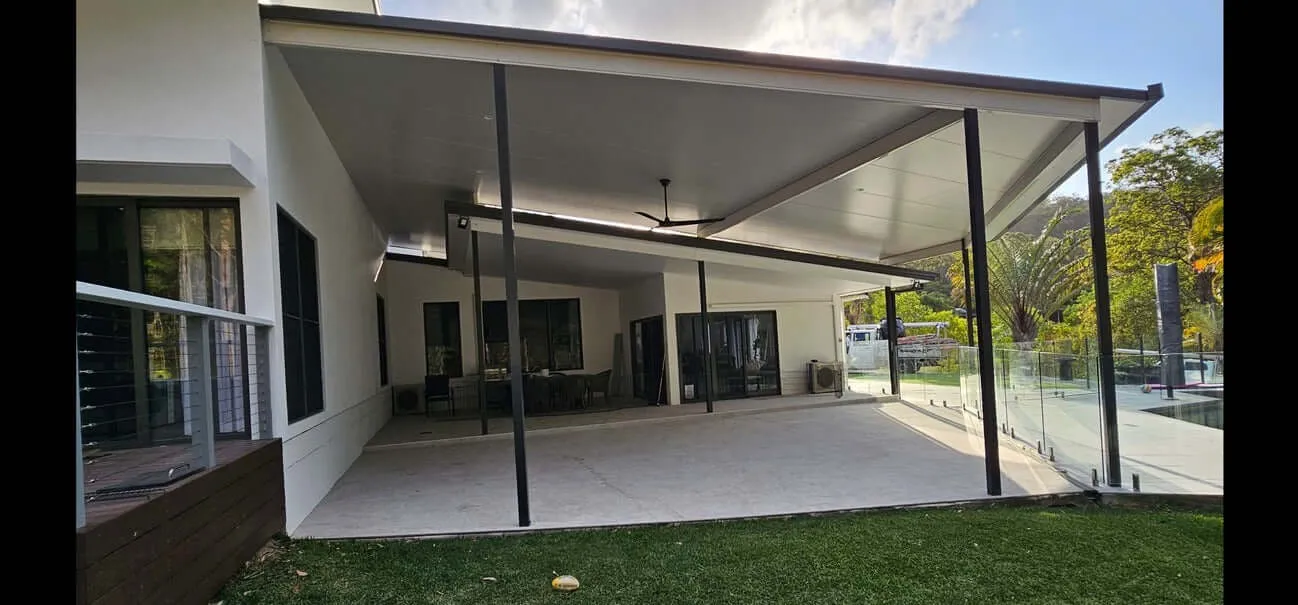 Insulated Patio/Carport Timber Fascia 5 x 5.3m