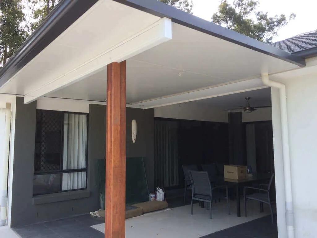 Insulated Patio/Carport Timber Fascia 5 x 5.3m
