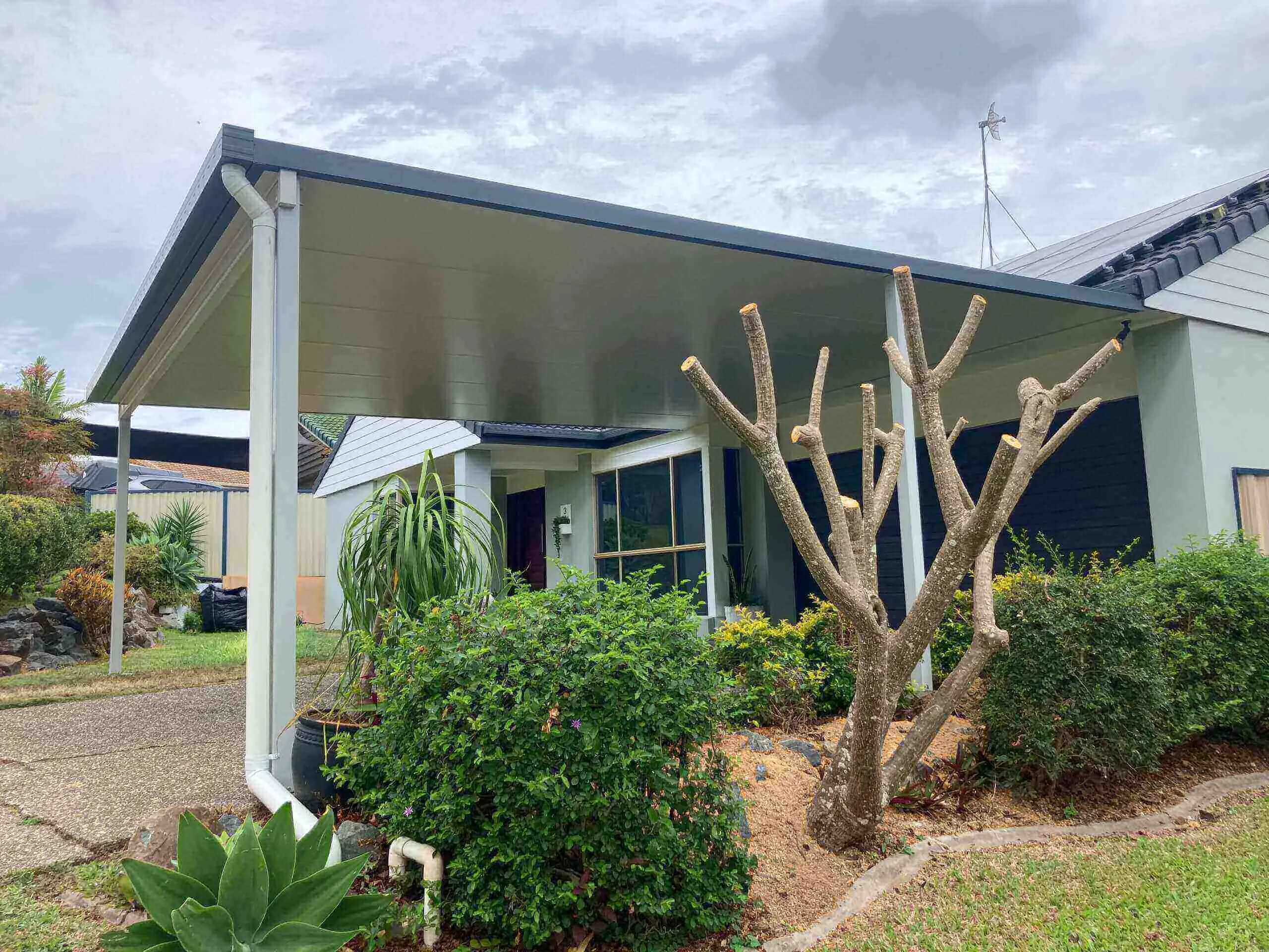 Insulated Patio/Carport Timber Fascia 5 x 5.3m