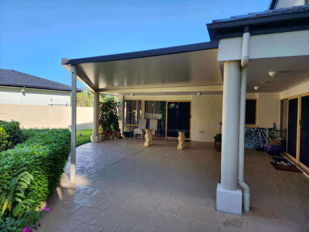 Insulated Patio/Carport Timber Fascia 5 x 5.3m