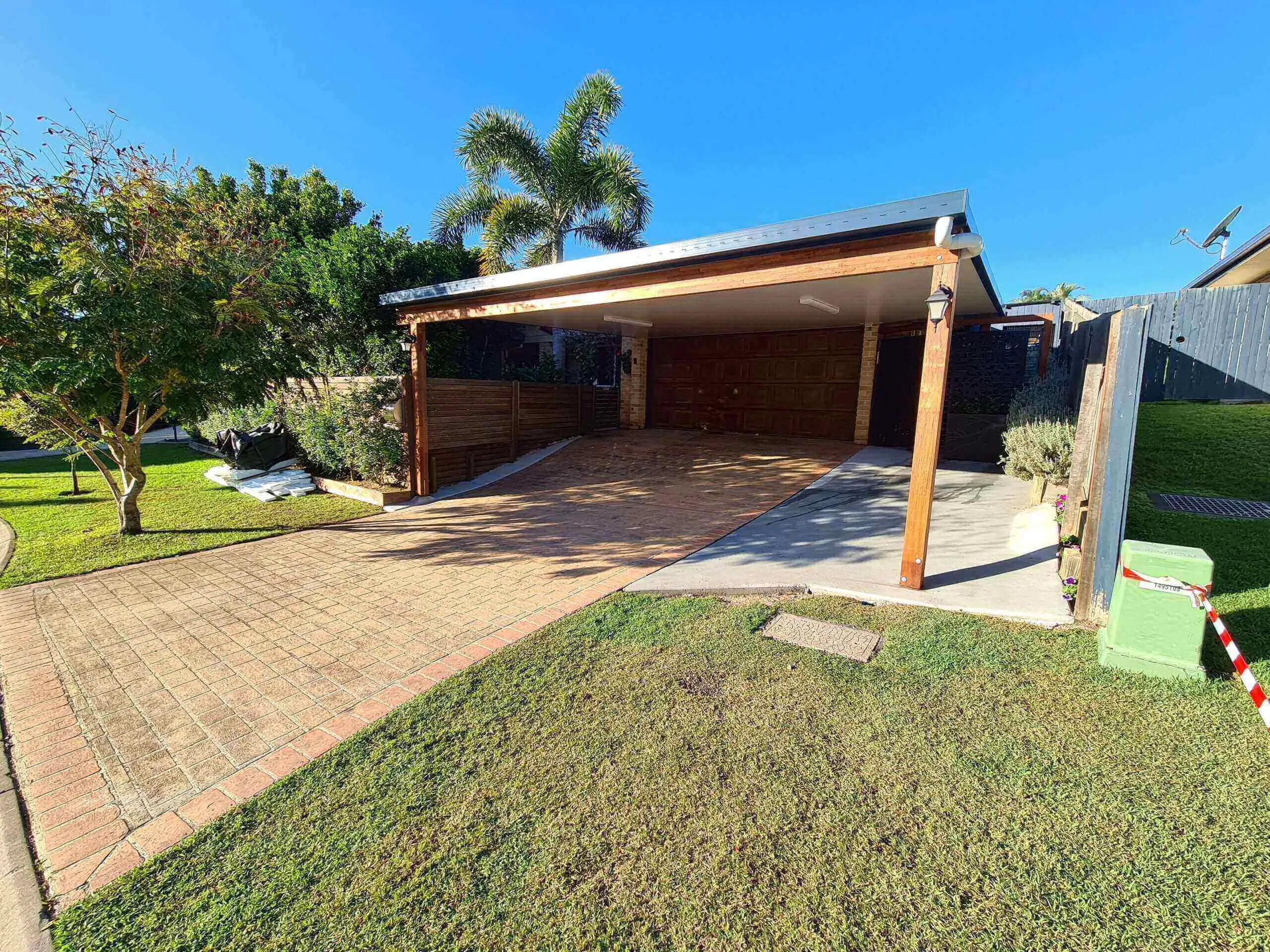 Insulated Patio/Carport Timber Fascia 5 x 5.3m