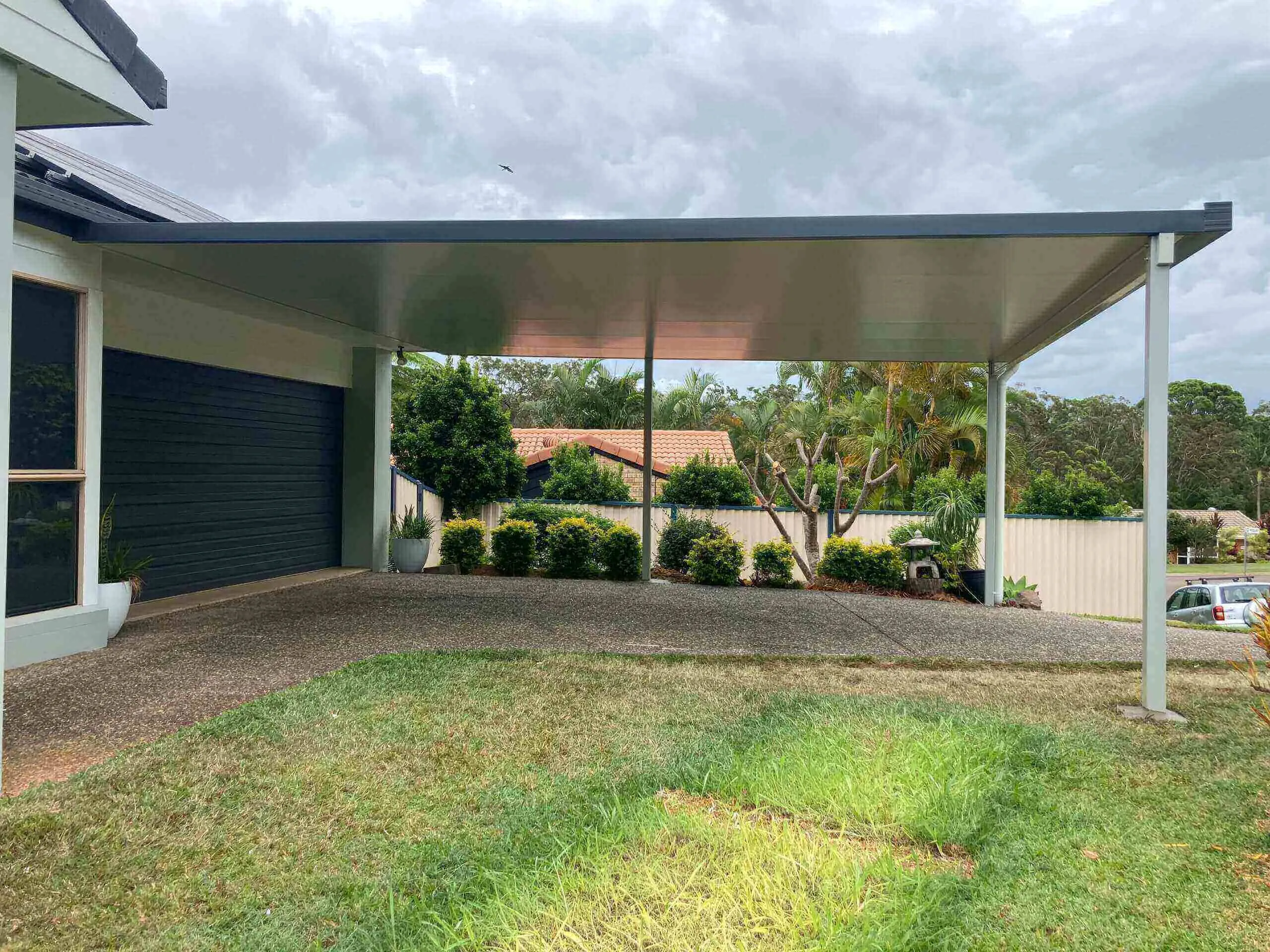 Insulated Patio/Carport Timber Fascia 5 x 5.3m