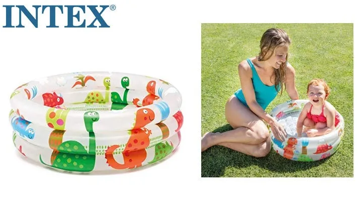 INTEX DINOSAUR 3 RING BABY POOL 57106