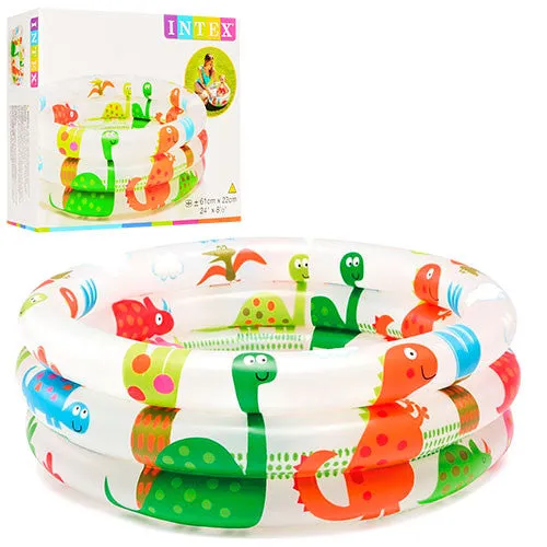INTEX DINOSAUR 3 RING BABY POOL 57106