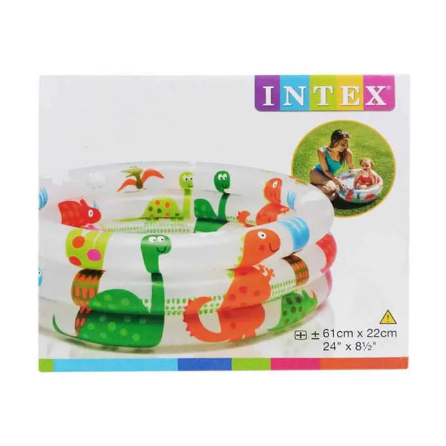 INTEX DINOSAUR 3 RING BABY POOL 57106