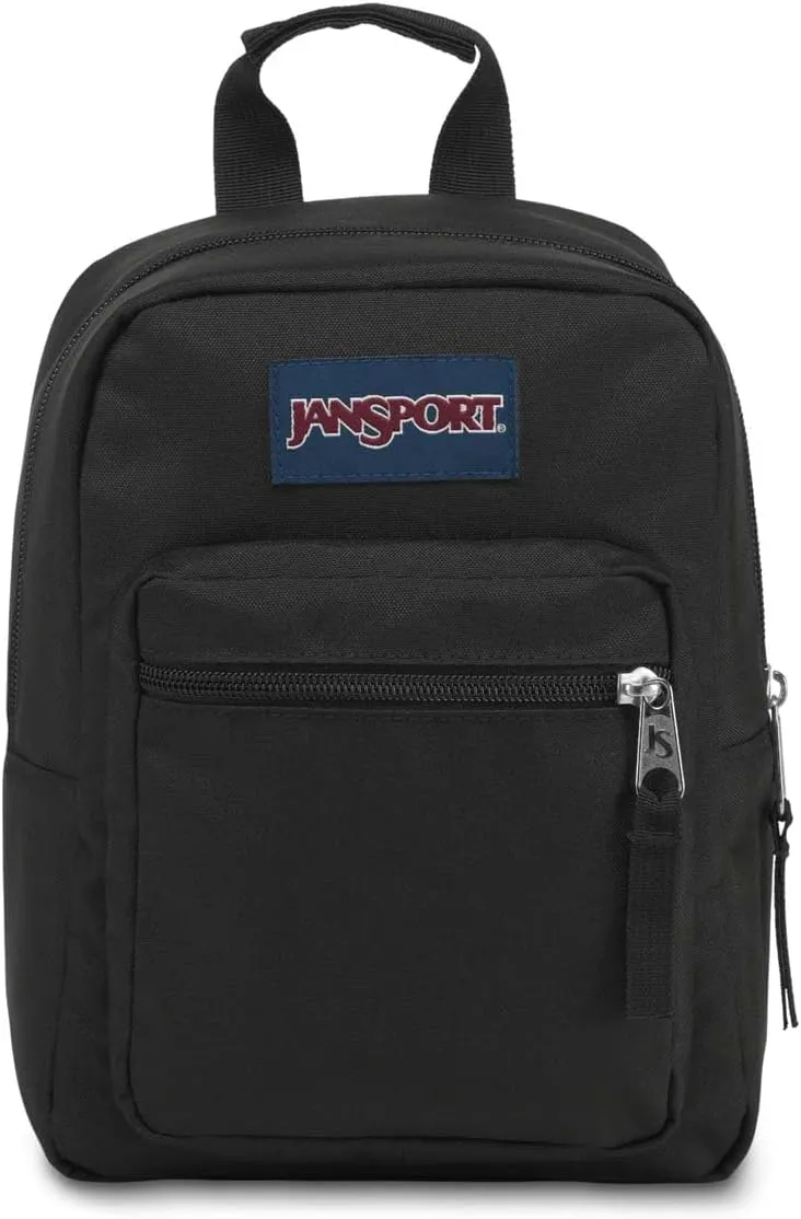 JanSport Big Break Insulated Lunch Bag - Small Soft-Sided Cooler Ideal for Class, Work, or Meal Prep, Black