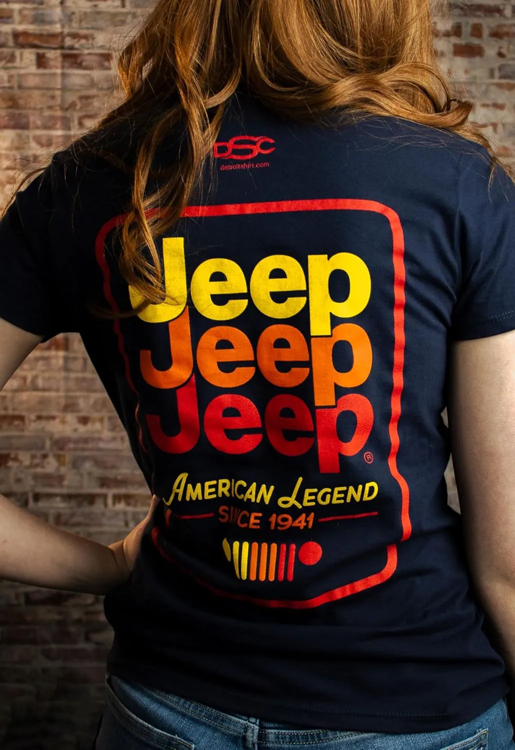 Jeep Mens Triple Echo T-Shirt | American Legend Since 1941 | 100% Cotton Gifts for Men