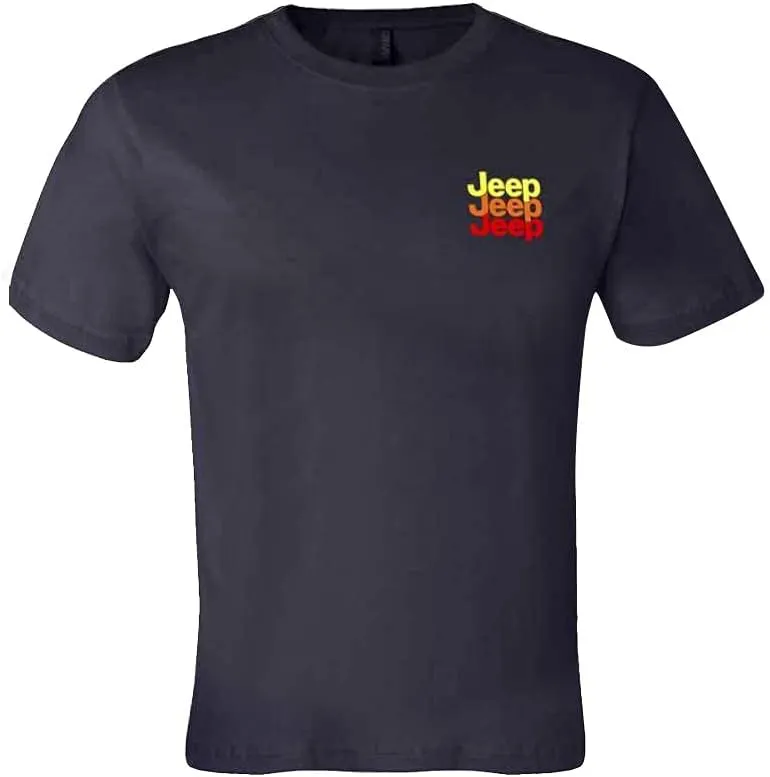Jeep Mens Triple Echo T-Shirt | American Legend Since 1941 | 100% Cotton Gifts for Men
