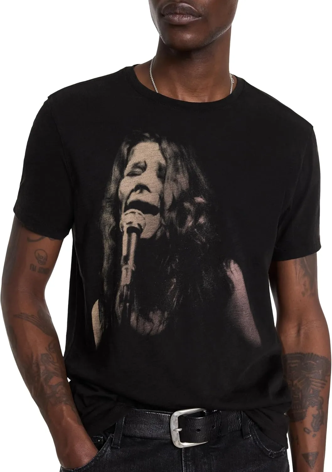 John Varvatos Men's Janis Joplin Tee