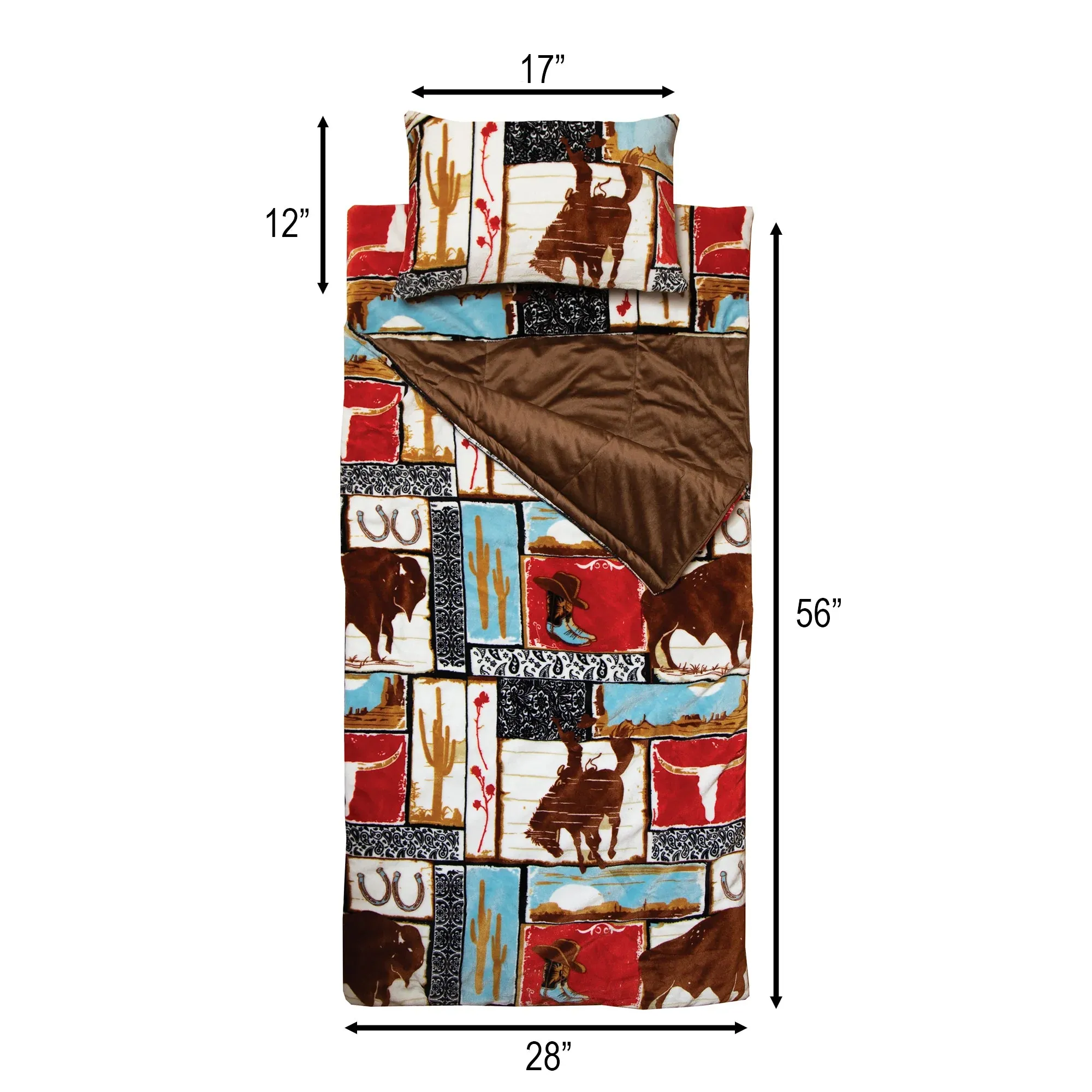 JP983 Carsten's Vintage Western Kids Slumber Bag