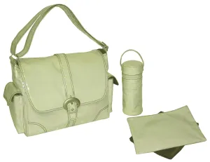 Kalencom Laminated Buckle Bag, Cream Corduroy