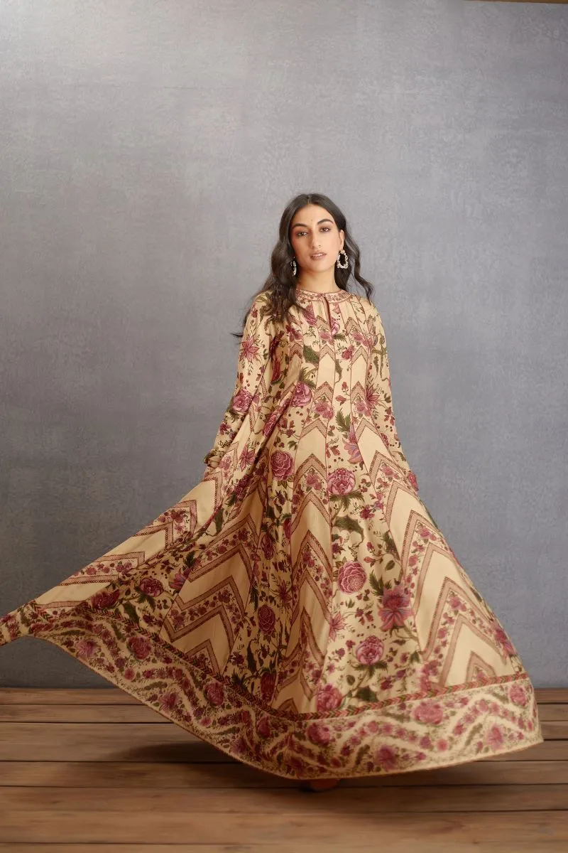 Kasturi toral anarkali set