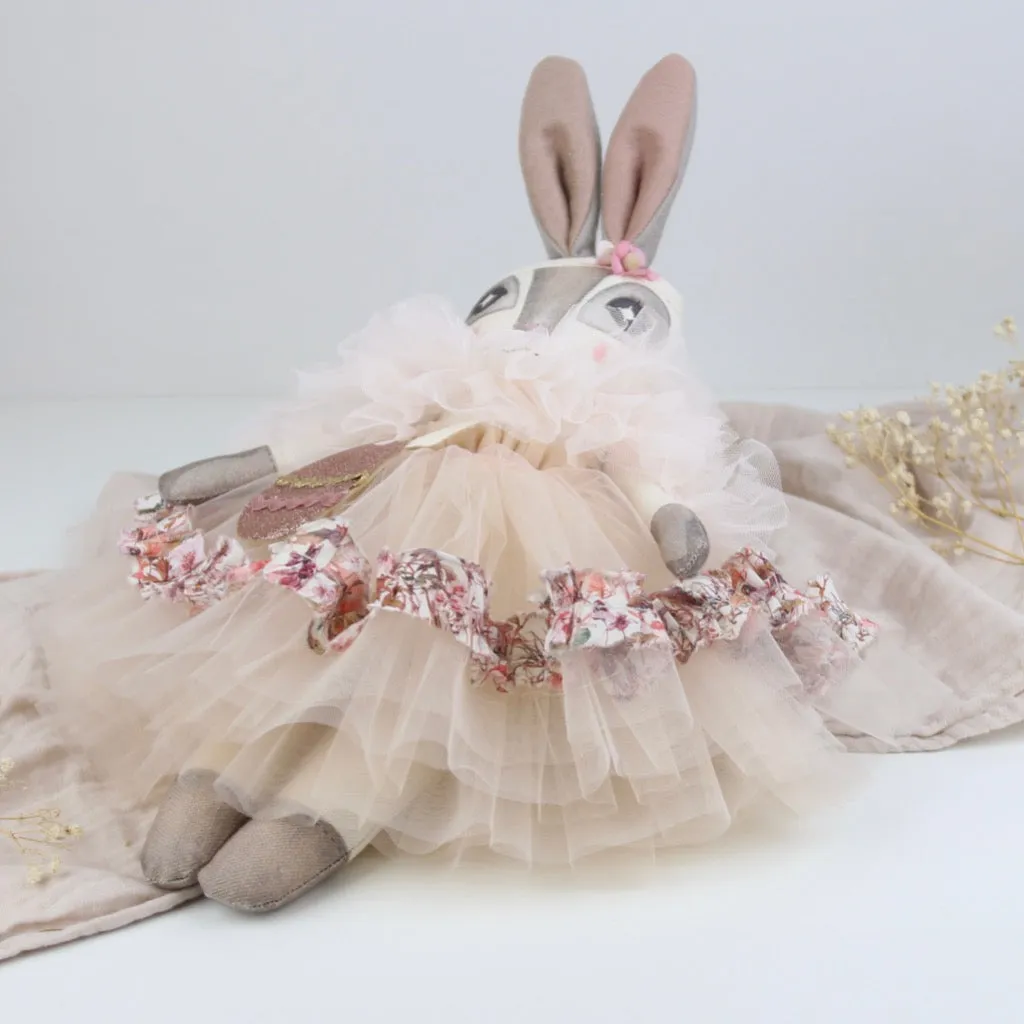 Keepsake Easter 'Wild Flowers' Liberty Print Hebe Hare