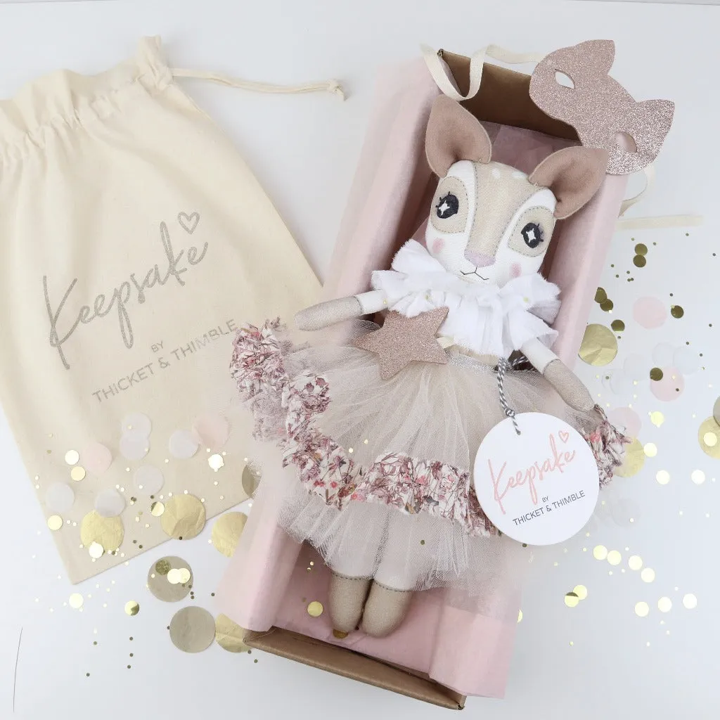 Keepsake Liberty Print 'Wild Flowers' Delphine Dormouse