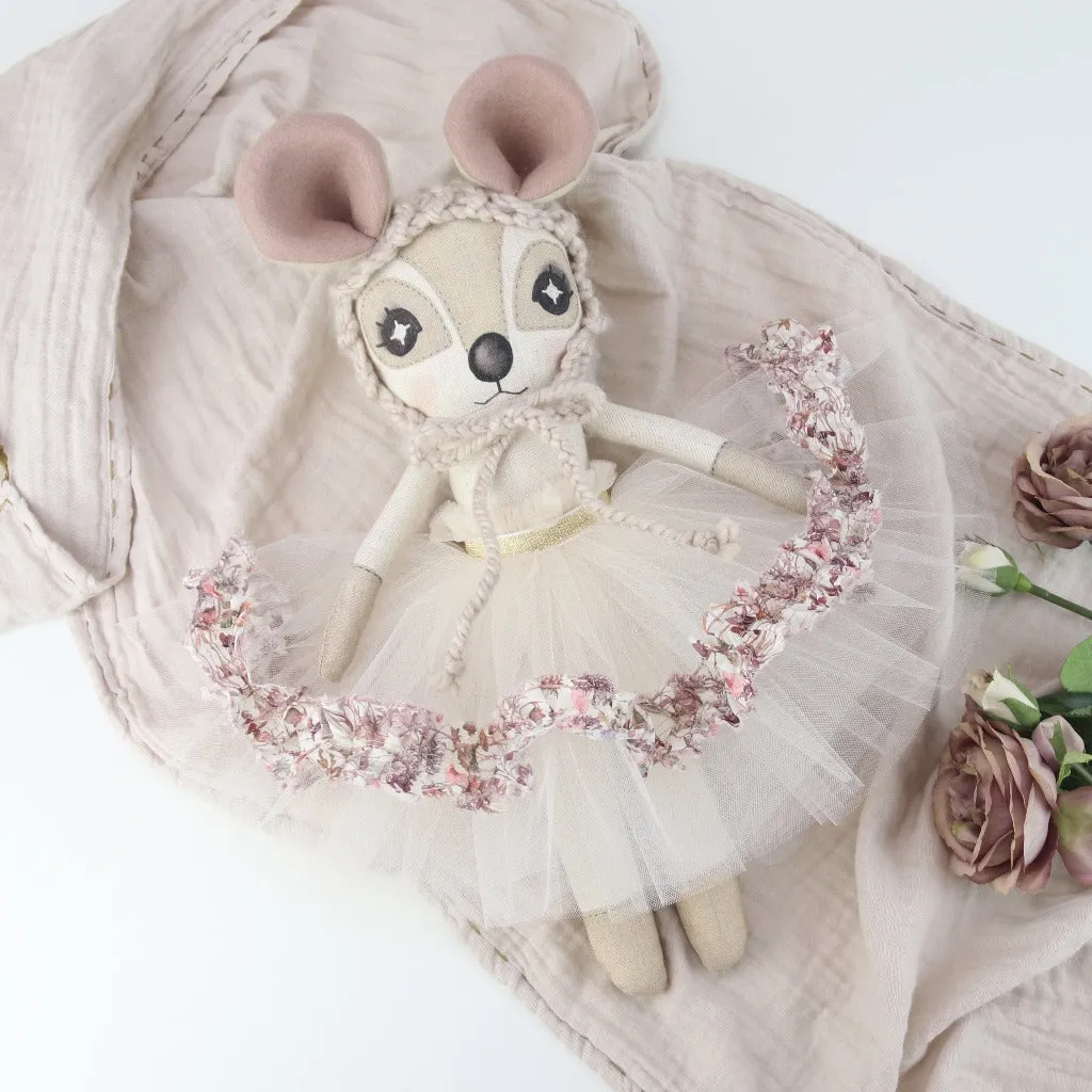 Keepsake Liberty Print 'Wild Flowers' Delphine Dormouse