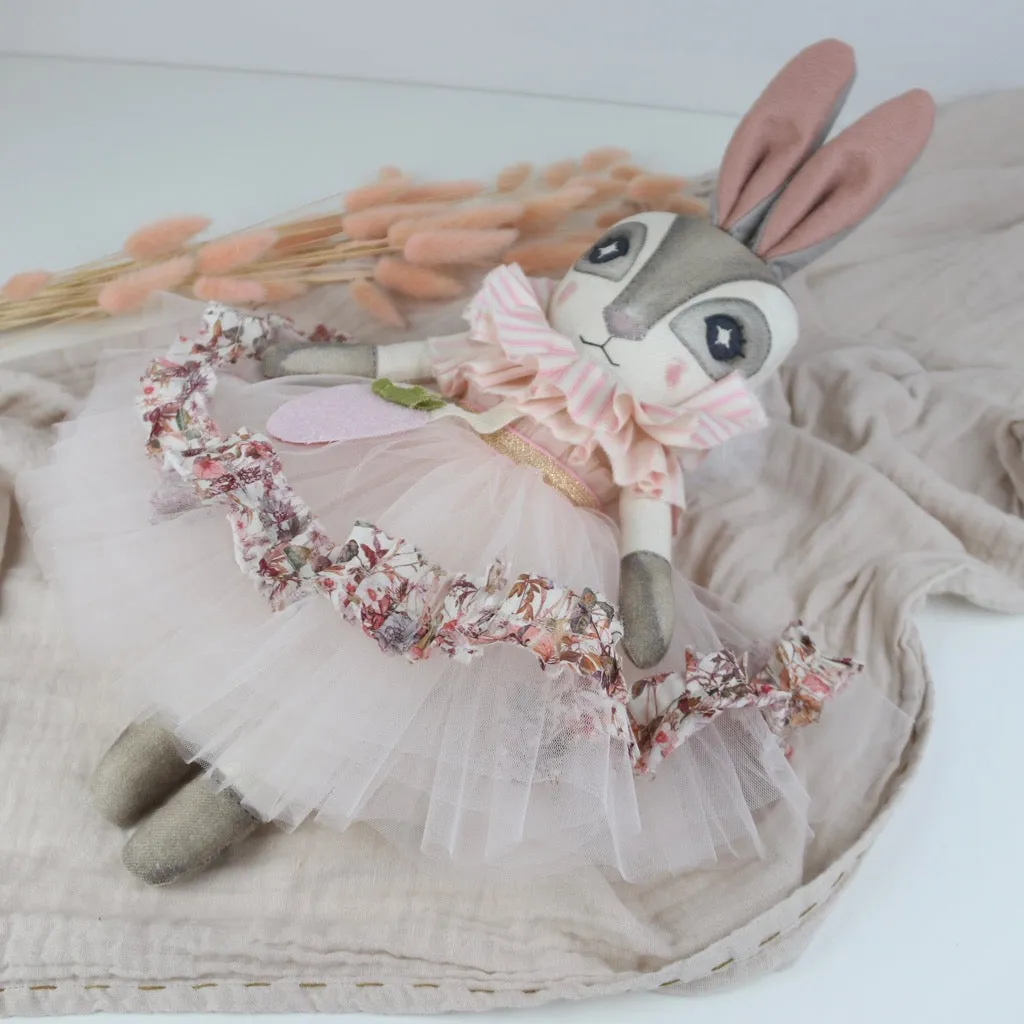 Keepsake Strawberries & Cream Liberty Print Hebe Hare