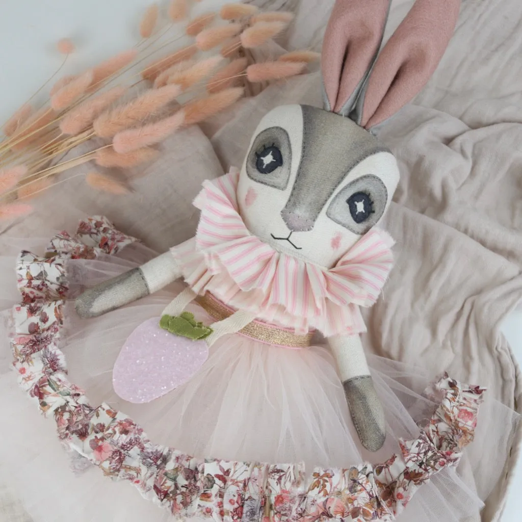 Keepsake Strawberries & Cream Liberty Print Hebe Hare