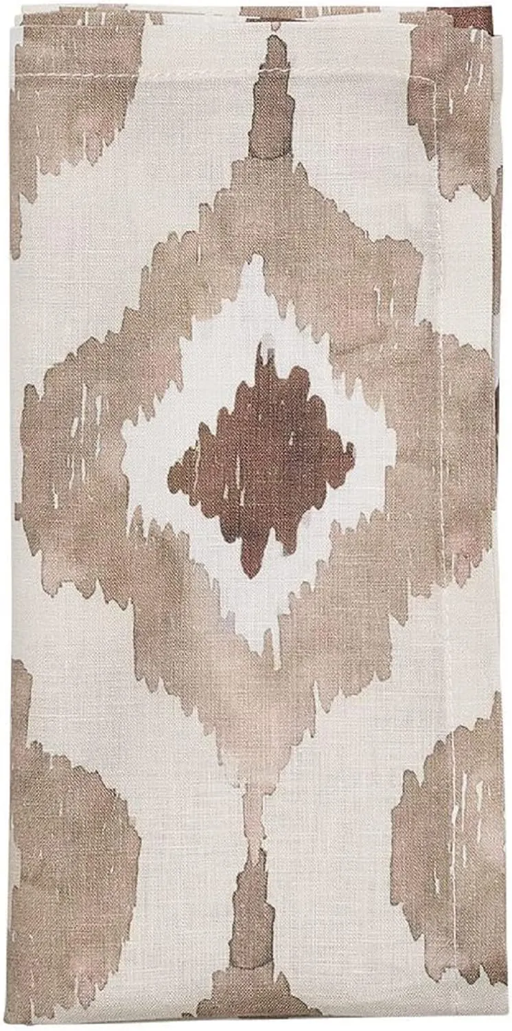 Kim Seybert Watercolor Ikat Napkin in Taupe, Set of 4