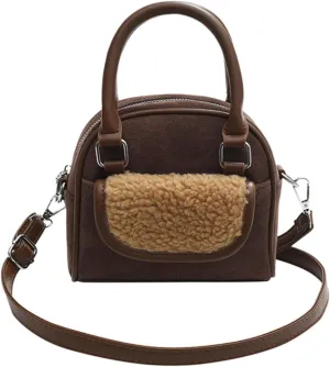 Korean Style Handbag Women's Autumn And Winter New Versatile Contrast Color Fashion Niche Single Shoulder Crossbody Bag