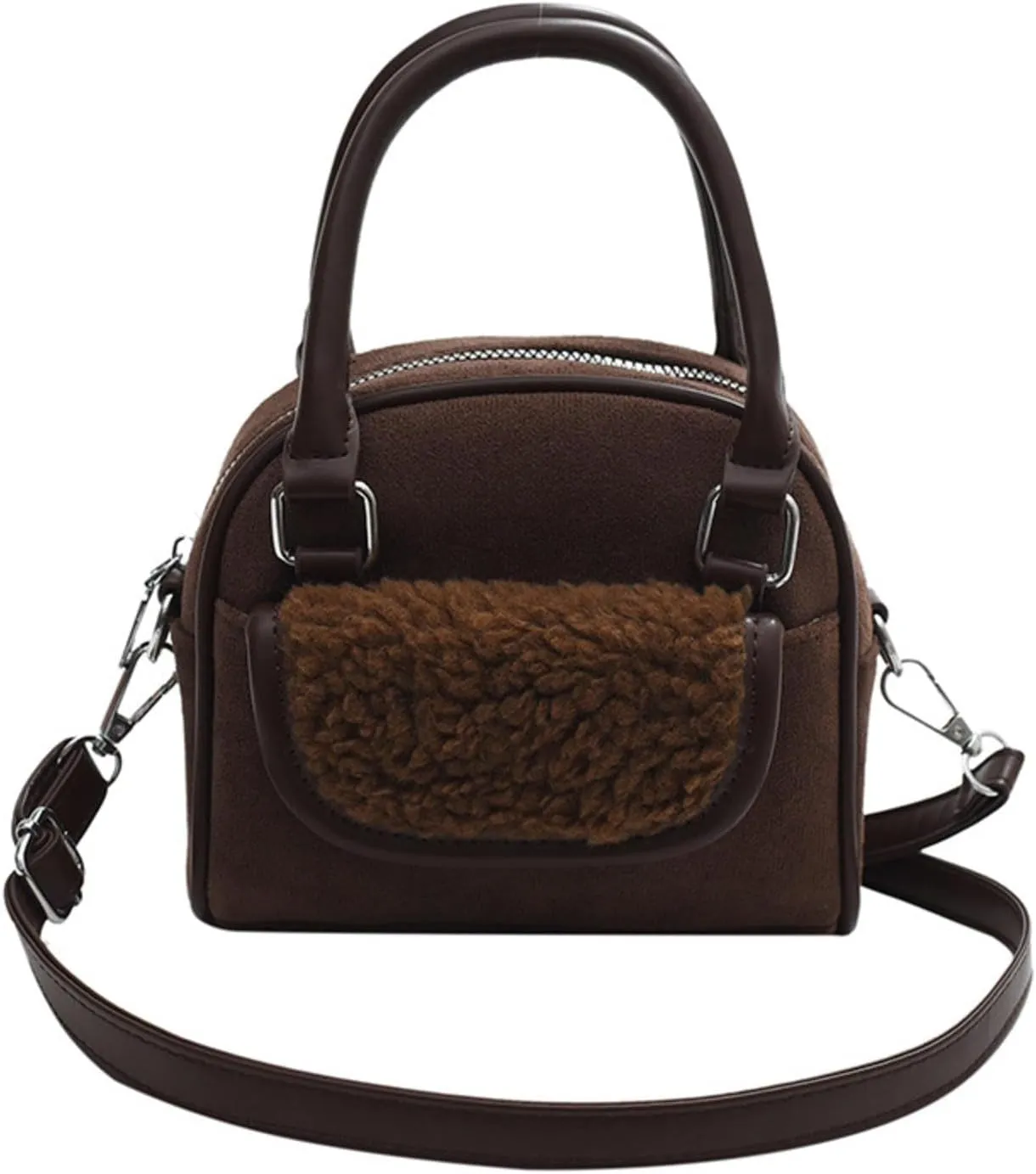 Korean Style Handbag Women's Autumn And Winter New Versatile Contrast Color Fashion Niche Single Shoulder Crossbody Bag