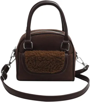 Korean Style Handbag Women's Autumn And Winter New Versatile Contrast Color Fashion Niche Single Shoulder Crossbody Bag