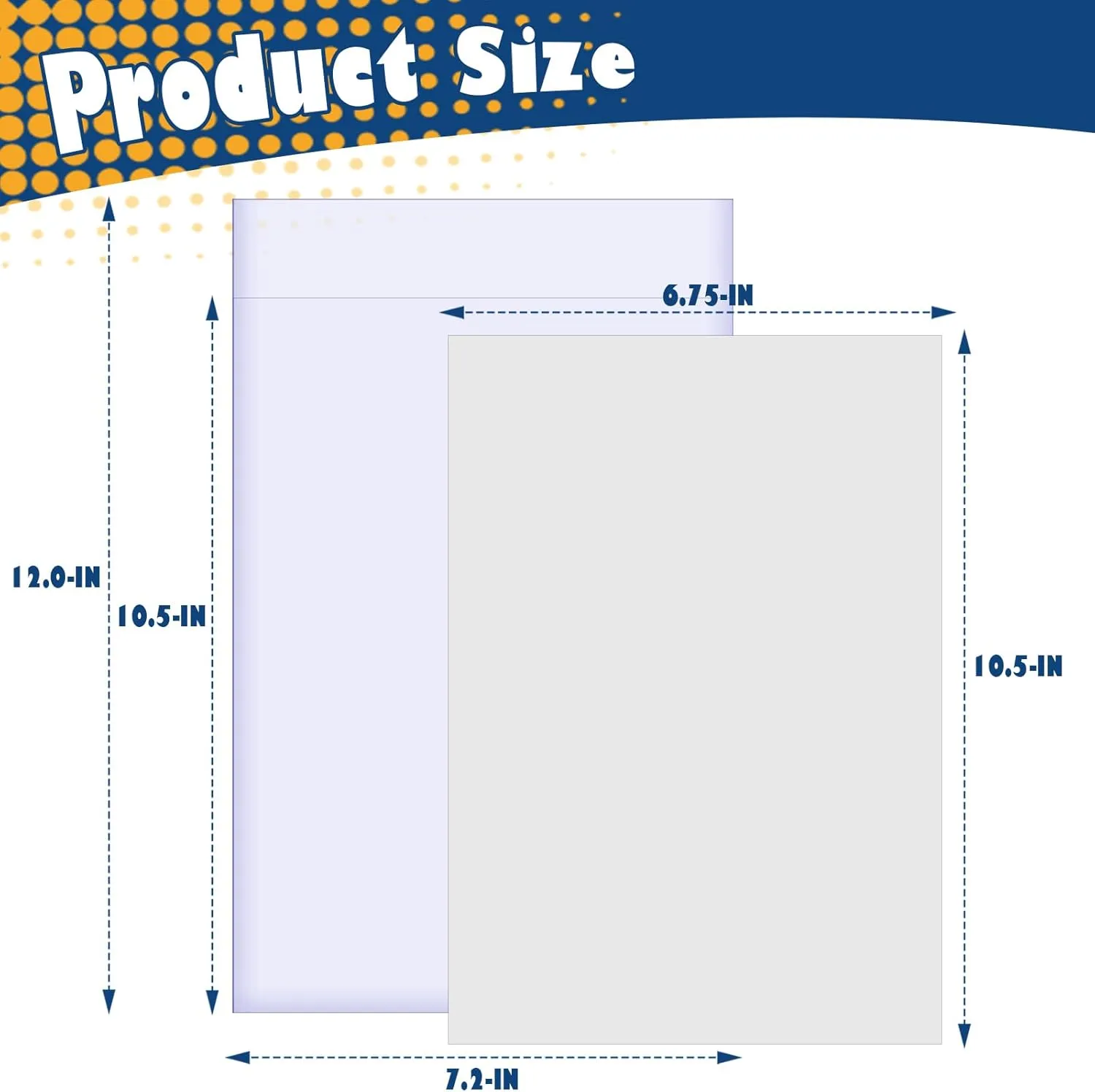 Leffis 200 Count Comic Book Current Size Bags and Boards Transparent Acid-Free and Reusable Comic Book Sleeves for Regular Comics (Bags and Boards X 200PCS)