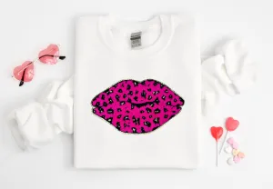 Leopard Lips Chenille Patch