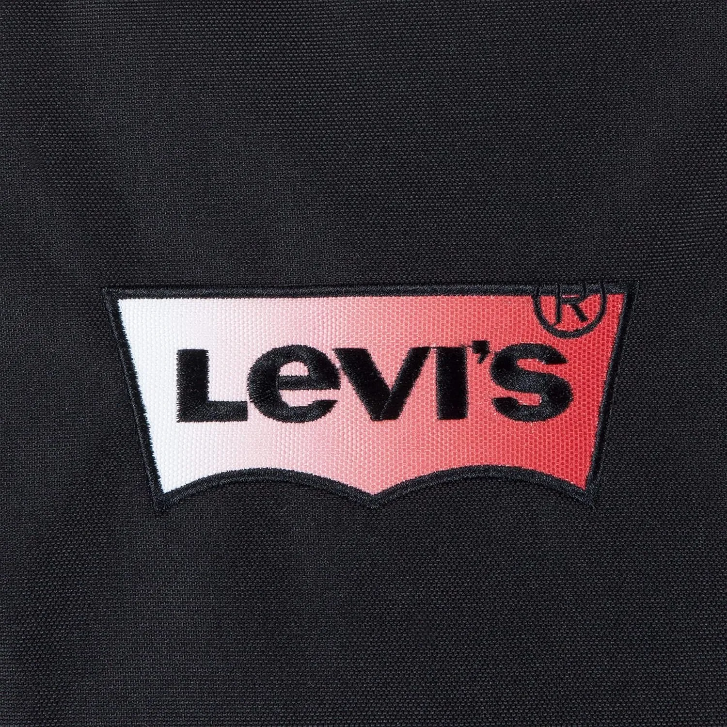 Levi's Unisex-Adults Classic Logo Backpack, Black/Red Ombre, One Size