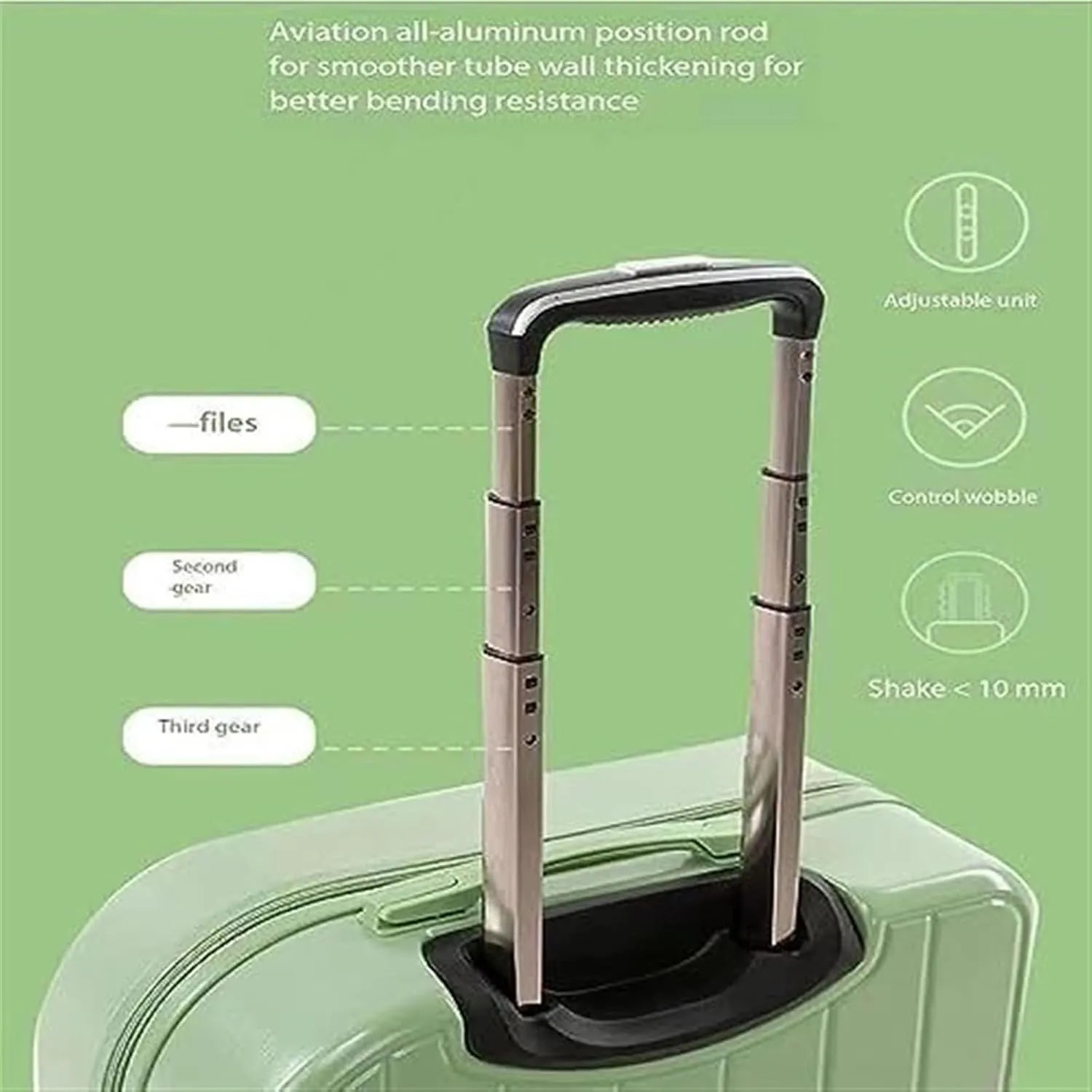 Light Suitcase 18" Suitcases With 4 Wheels PVC Durable Hardside Luggage Bag For Travel Suitcase Wheeled Luggage (Color : A, Size : 18 inch)