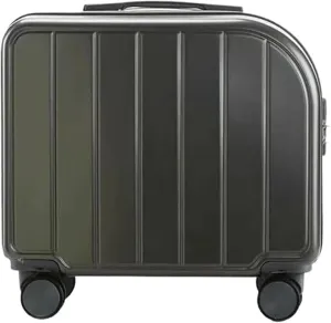 Light Suitcase 18" Suitcases With 4 Wheels PVC Durable Hardside Luggage Bag For Travel Suitcase Wheeled Luggage (Color : A, Size : 18 inch)