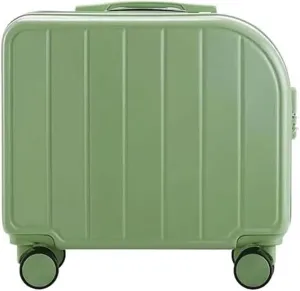 Light Suitcase 18" Suitcases With 4 Wheels PVC Durable Hardside Luggage Bag For Travel Suitcase Wheeled Luggage (Color : D, Size : 18 inch)