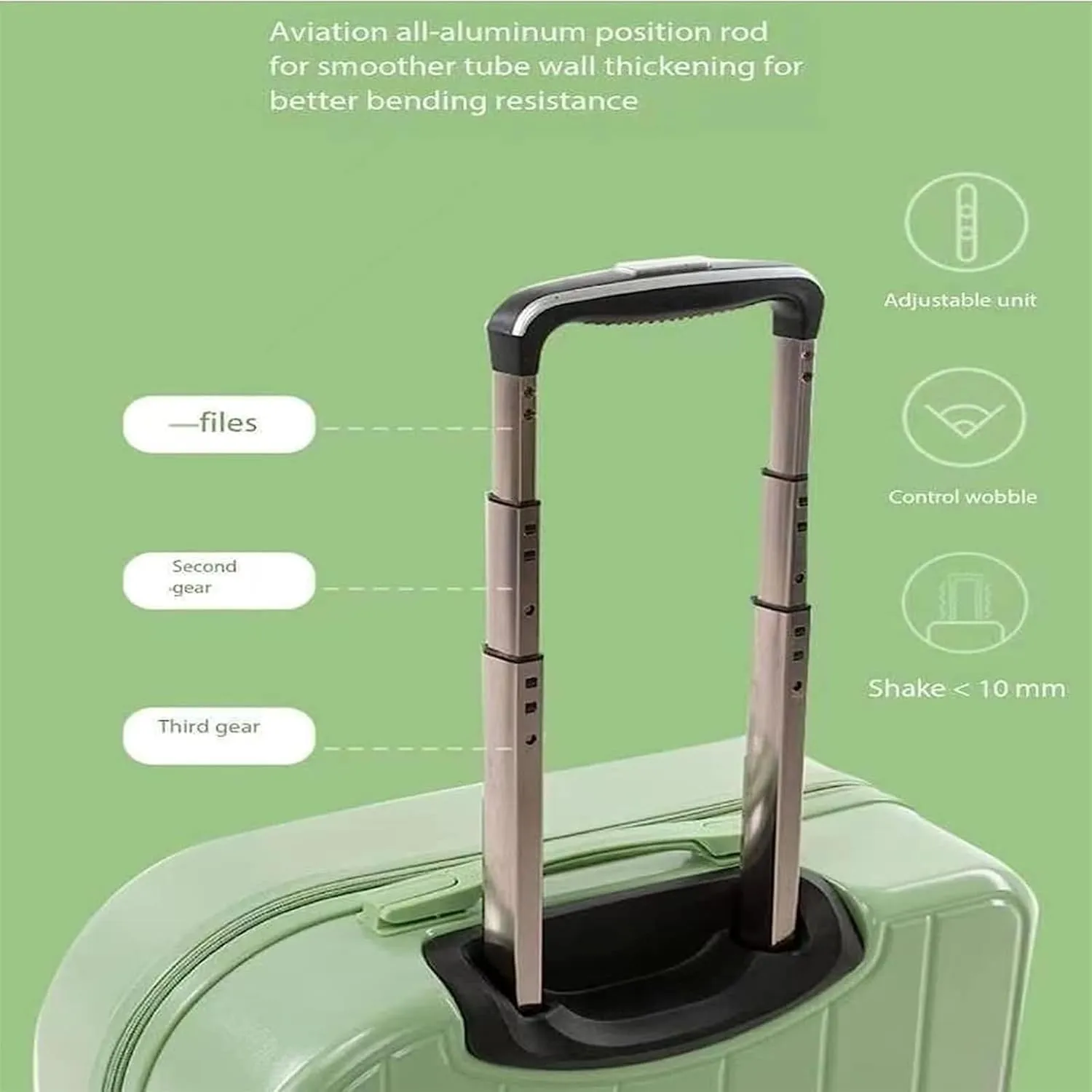 Light Suitcase 18" Suitcases with 4 Wheels PVC Durable Hardside Luggage Bag for Travel Wheeled Luggage (Color : D, Size : 18 inch)