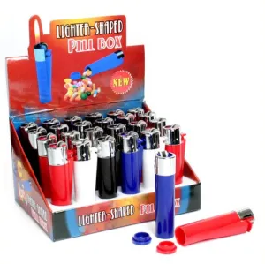 Lighter Shaped Pill Box