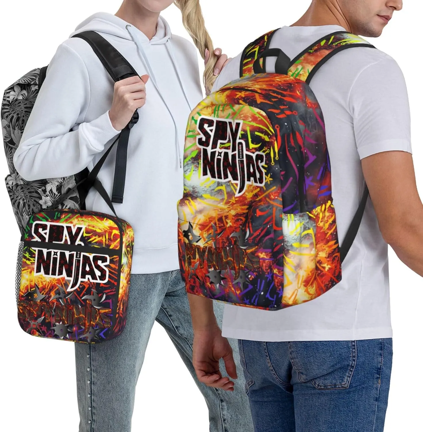 Lightweight Large Capacity Backpack Lunch Box Multifunctional Daypack For Adult Outdoor