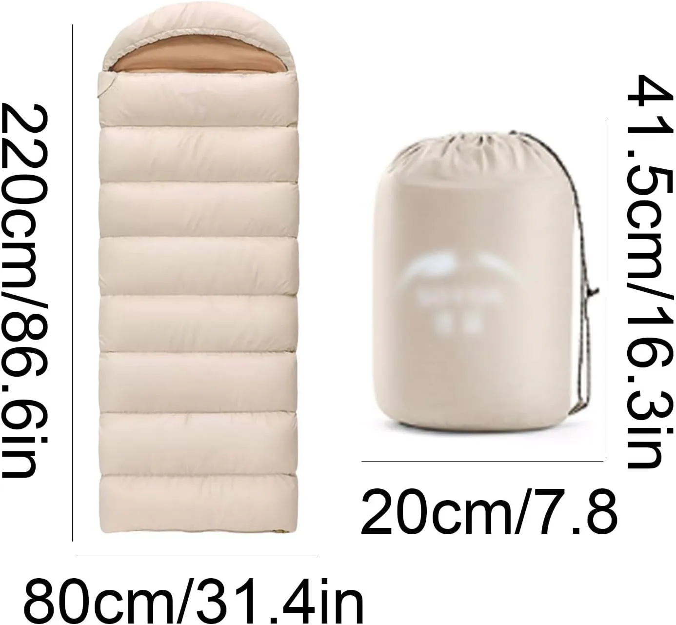 Lightweight Polyester Sleeping Bag Thick Fluffy Pull Sleeping Bag Splicing Sleeping Bag Adult Camping Sleeping Bag Warm