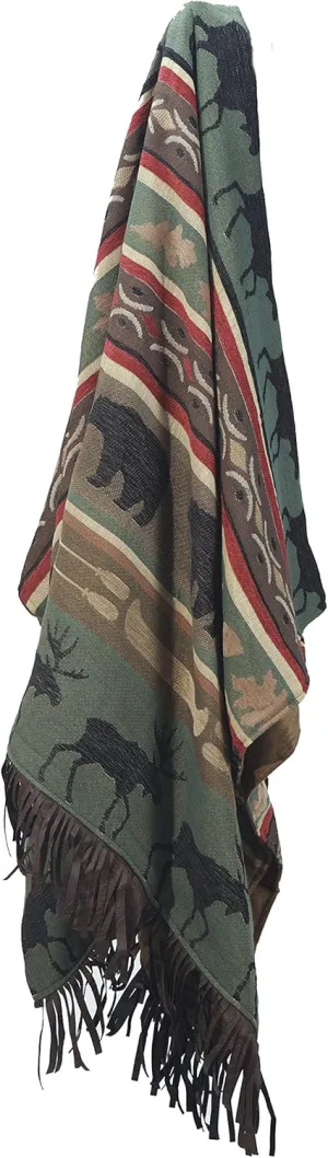 Lined Chenille Throw Backwoods