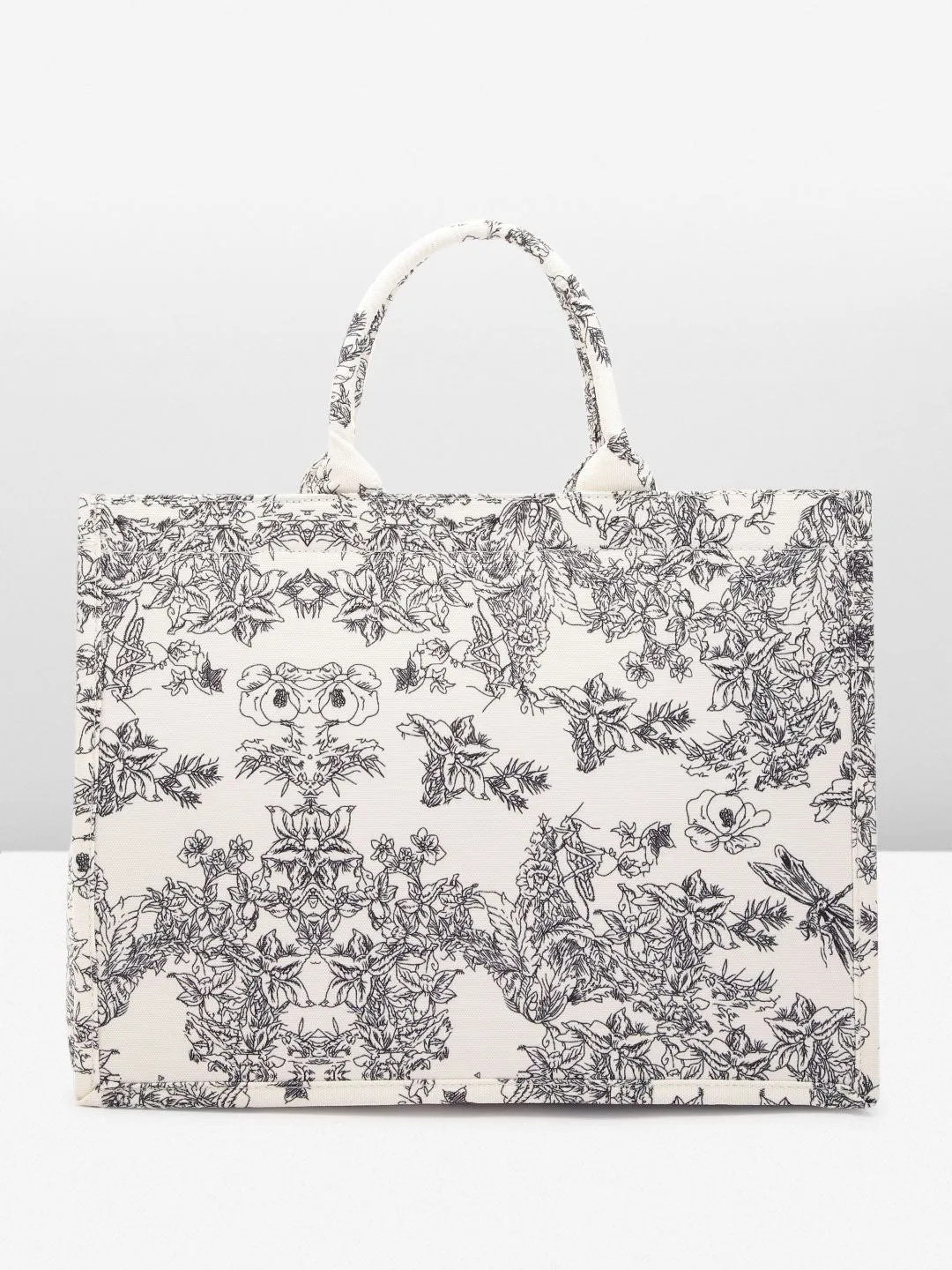Lino Perros Floral Printed Structured Laptop Bag