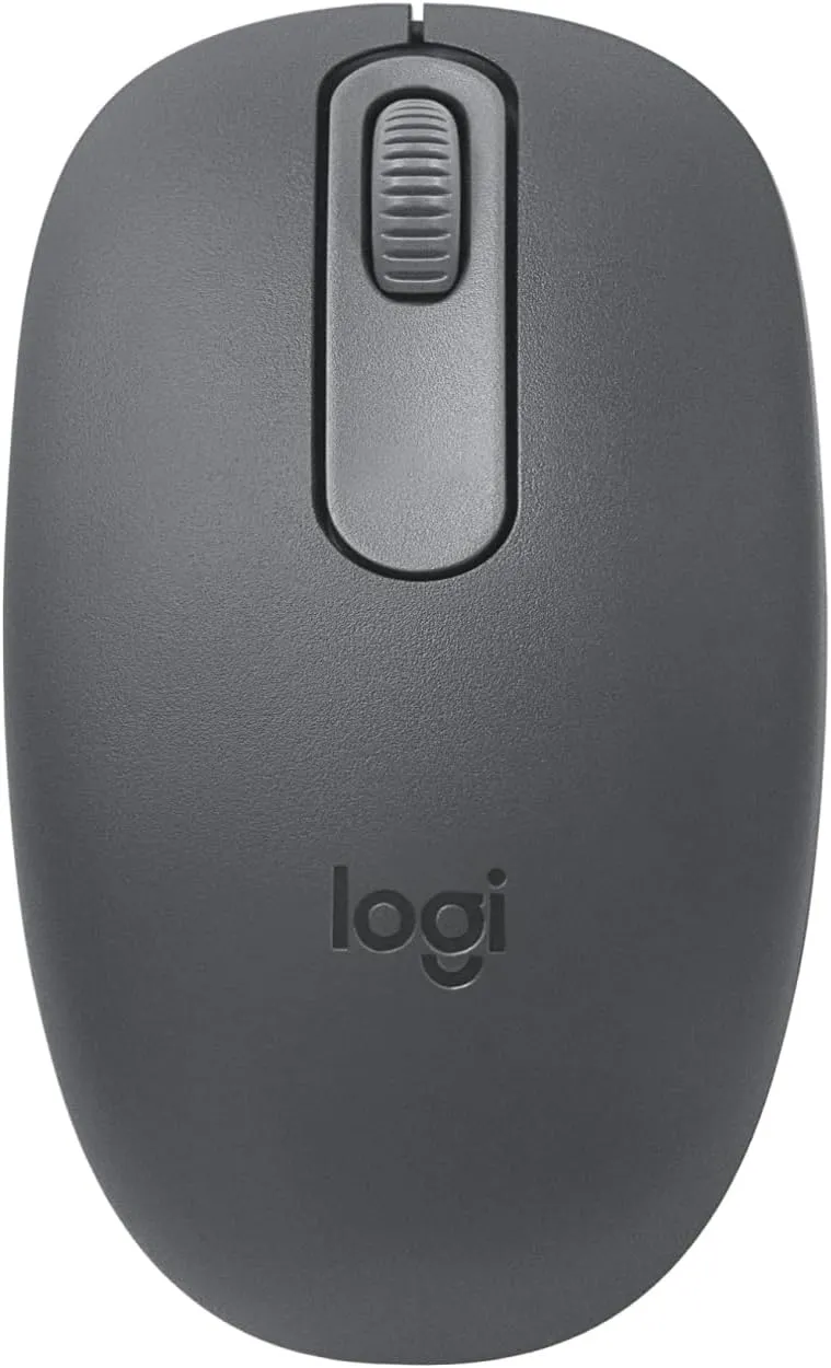 Logitech M196 Bluetooth Wireless Mouse, Compact and Portable Mouse for Laptops, Tablets and More, 12-Month Battery, Smooth Tracking, Compatible with PC and Mac, Windows and macOS - Graphite