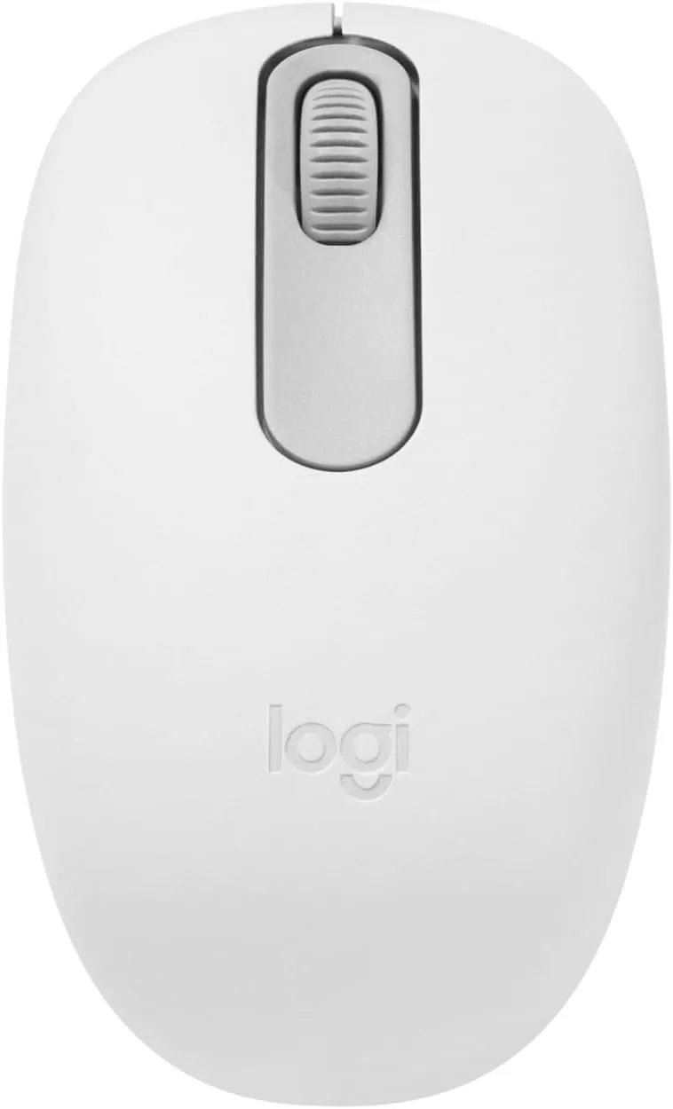 Logitech M196 Bluetooth Wireless Mouse, Compact and Portable Mouse for Laptops, Tablets and More, 12-Month Battery, Smooth Tracking, Compatible with PC and Mac, Windows and macOS - Off White