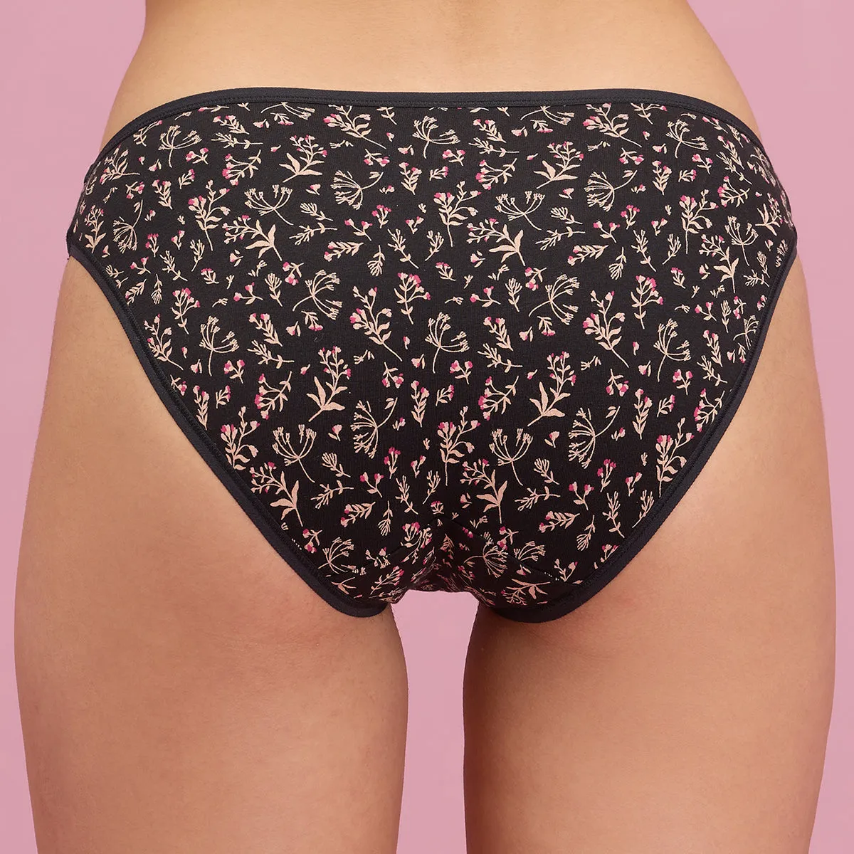 Low Rise Bikini Panty with Outer Elastic-NYP030-Assortment 15