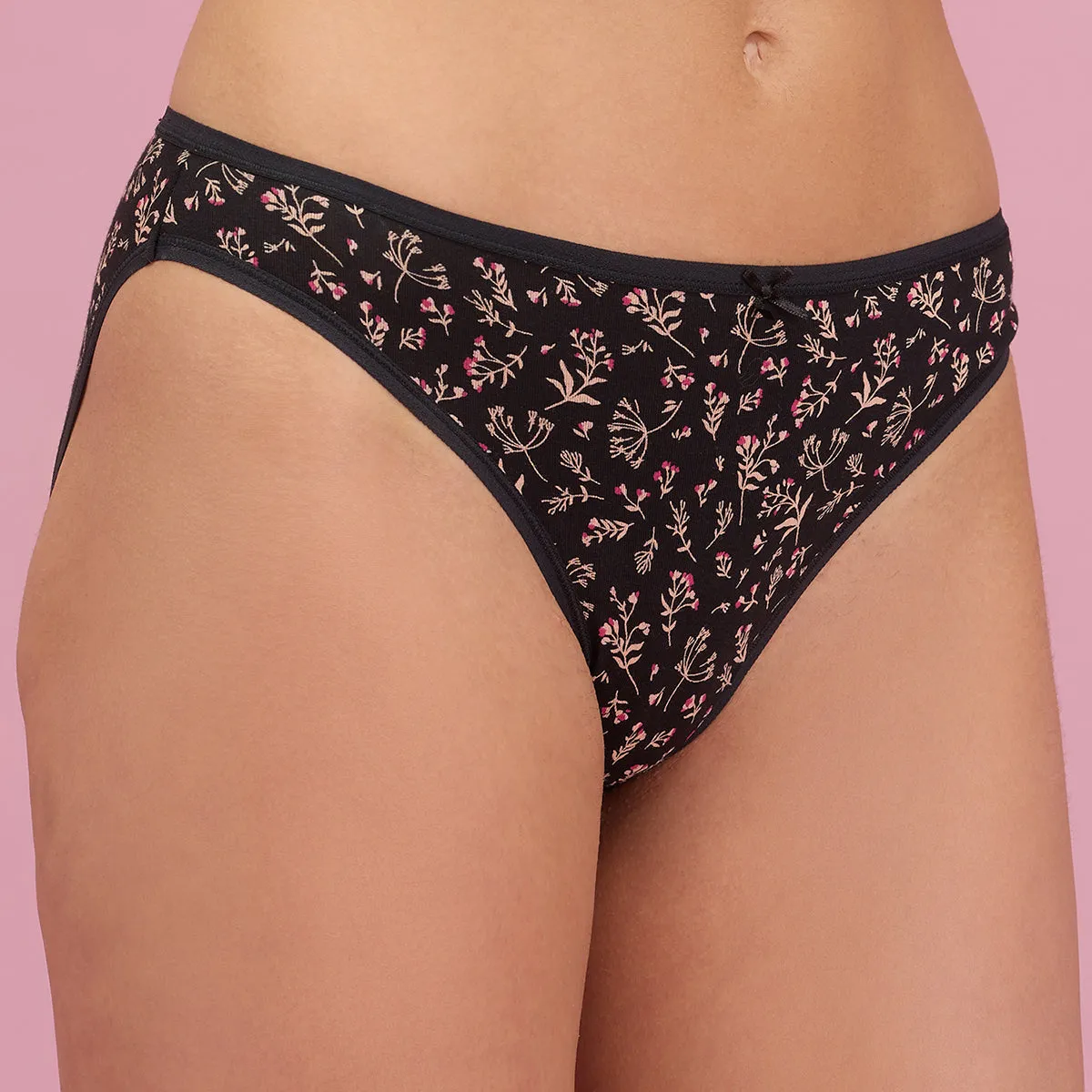 Low Rise Bikini Panty with Outer Elastic-NYP030-Assortment 15