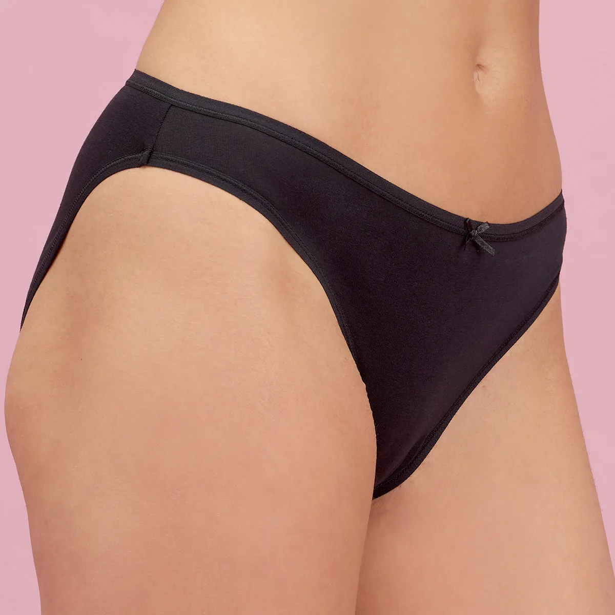 Low Rise Bikini Panty with Outer Elastic-NYP030-Assortment 15
