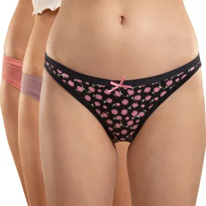 Low Rise Bikini Panty with Outer Elastic-NYP030-Assortment 3