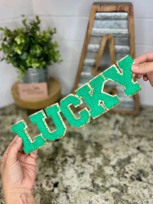 LUCKY - CHENILLE PATCH